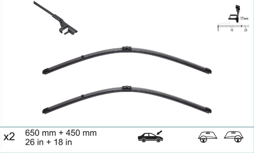 Valeo Wiper Blades Kit - BMW