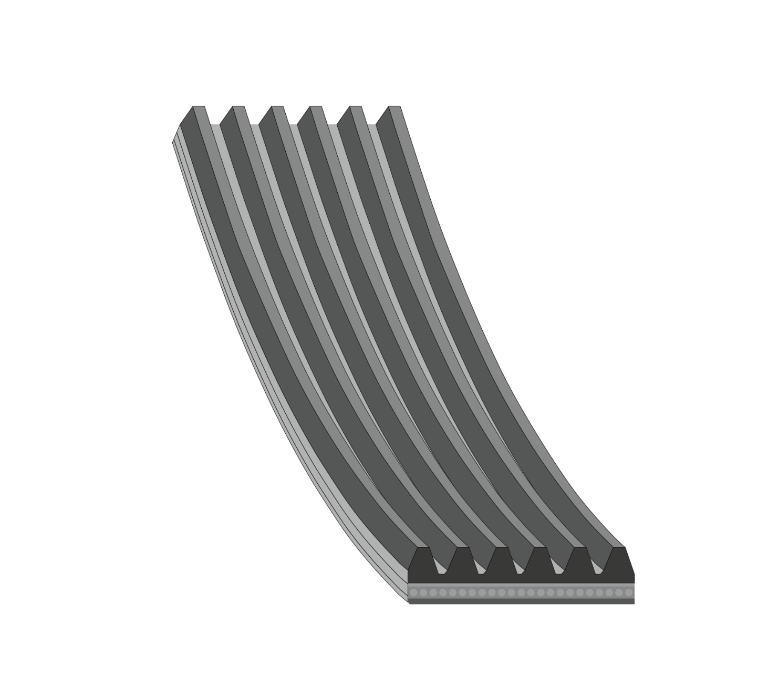 BMW RIBBED V-BELT 6PK1870