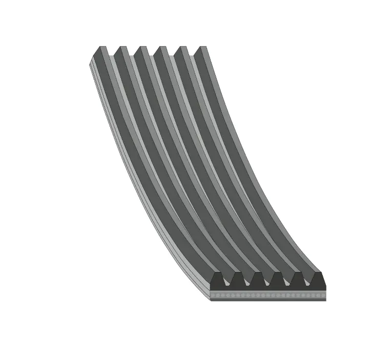 BMW RIBBED V-BELT 6PK1990