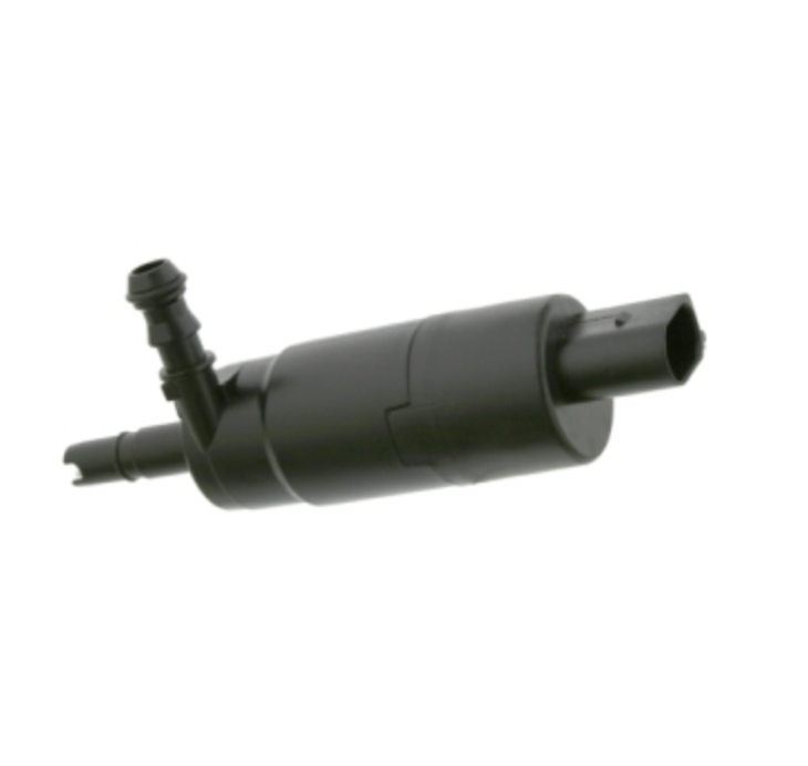 Washer Pump for headlight washer system, with seal ring