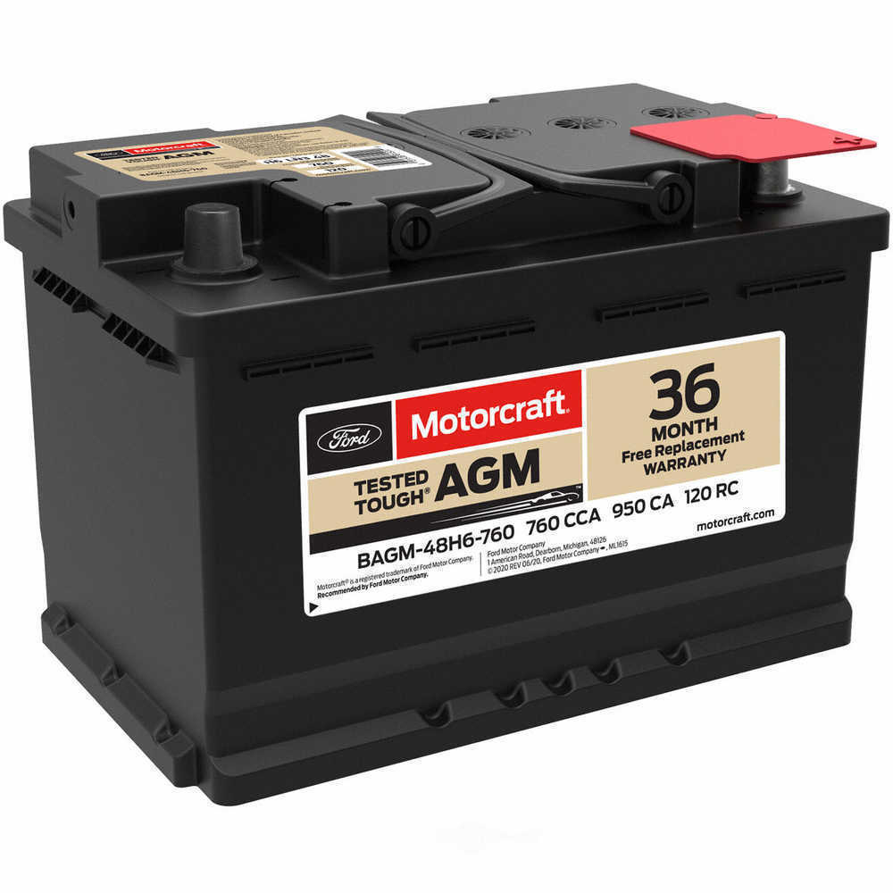 Motorcraft AGM-48H6-760 Battery