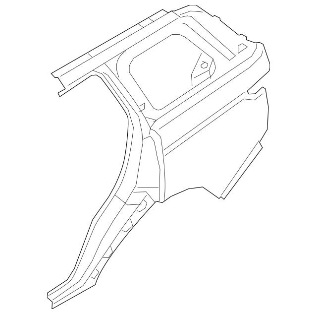 Land Rover Right Quarter Outer Panel 