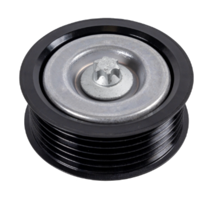 MERCEDES Idler Pulley for auxiliary belt, with bolt