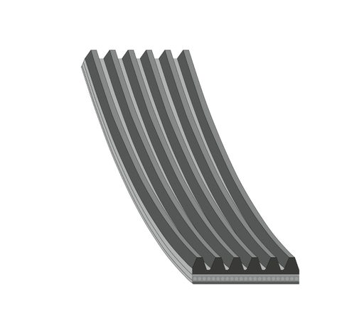 [6411] BMW RIBBED V-BELT 6PK1870