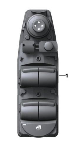 MINI Switch, Window Lifter, Driver's Side