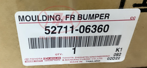 [MZ-02511] TOYOTA Front Bumper Moulding