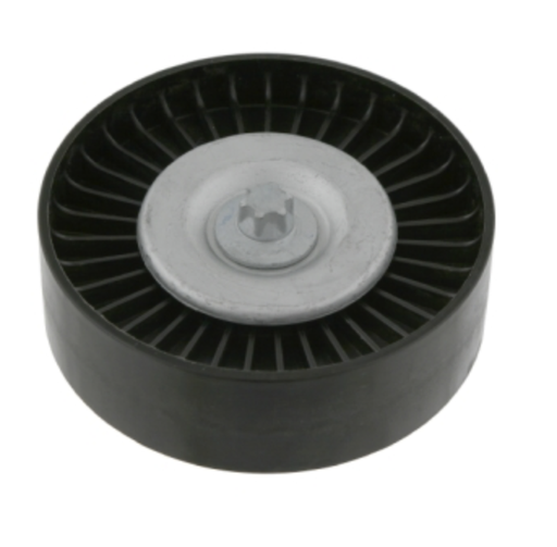 MERCEDES Idler Pulley for auxiliary belt, with bolt