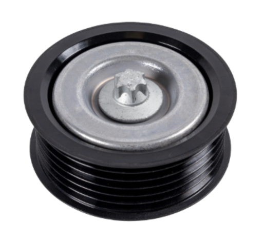 MERCEDES Idler Pulley for auxiliary belt, with bolt