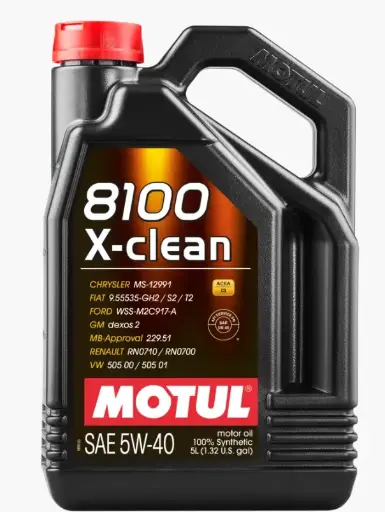 MOTUL 8100 XCLEAN 5W-40 5L 